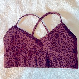 Jacquard low impact sports bra